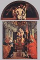 La Virgen y el Niño con los Santos Pedro Cristina Liberale y Jerónimo Renacimiento Lorenzo Lotto